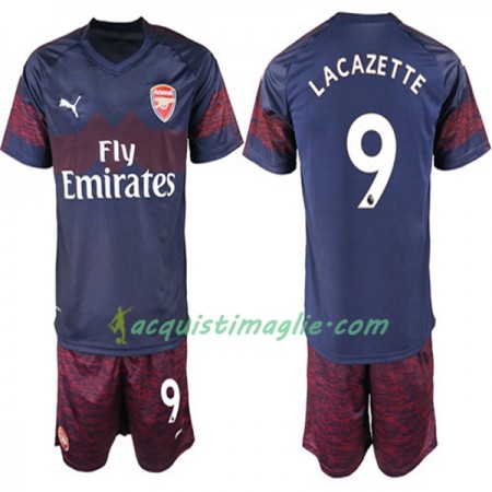 Divisa di Calcio Arsenal Alexandre Lacazette 9 Bambino Trasferta 2018/2019